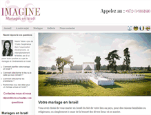 Tablet Screenshot of mariage-israel.fr